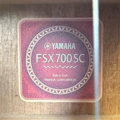 Yamaha FGX700SC Solid Top Cutaway Acoustic/Electric RH 6-String Guitar